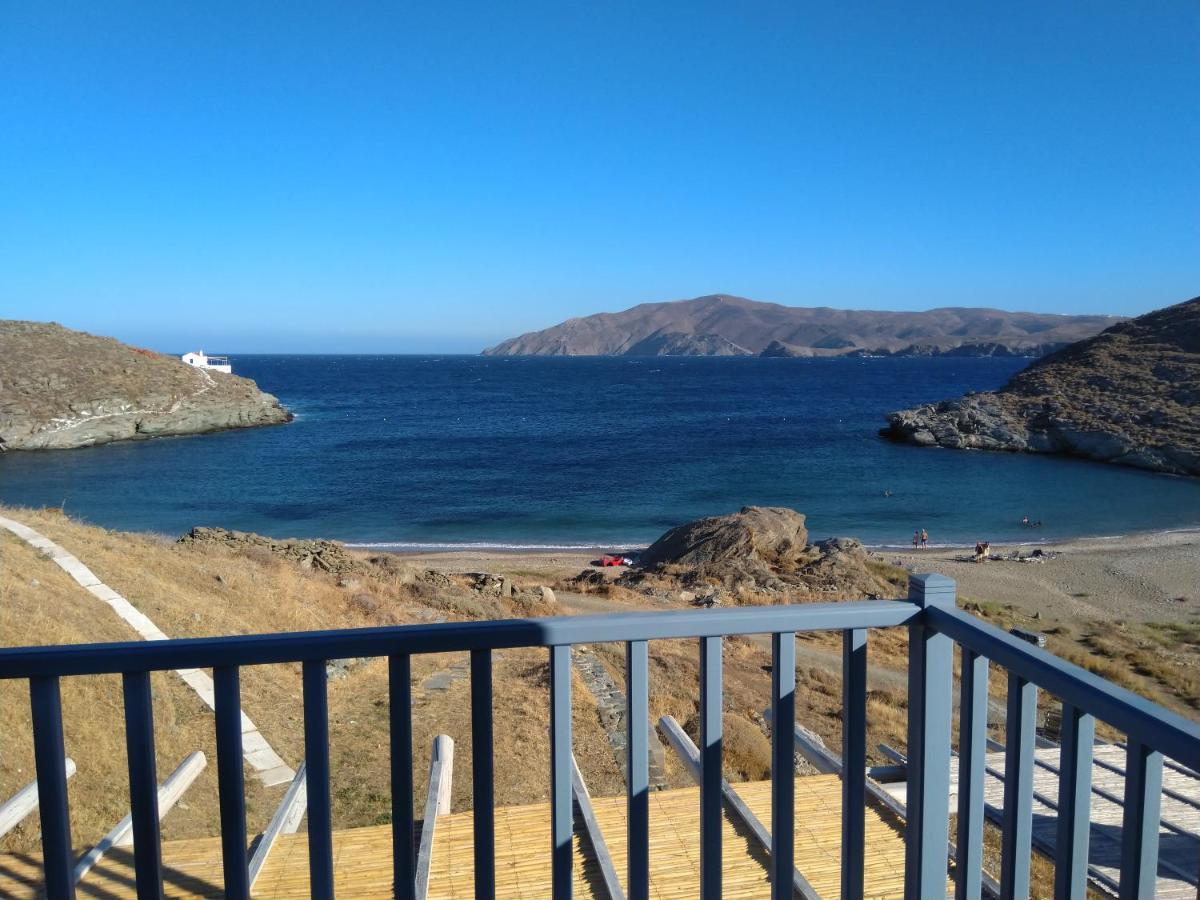 Almyra Red Villa Kythnos Bagian luar foto